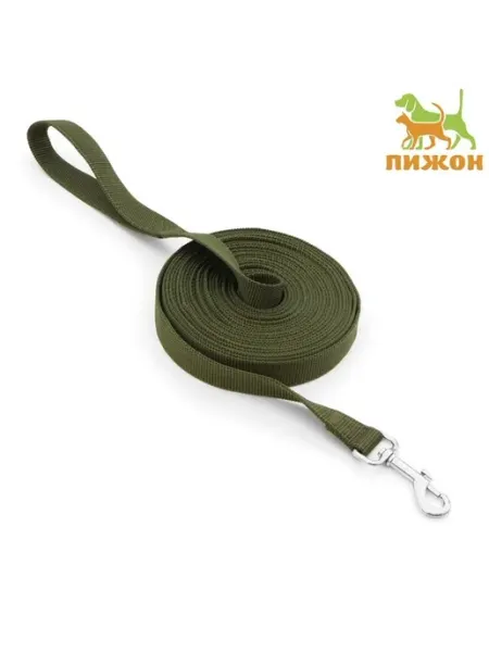 Прочный зеленый поводок для прогулок и дрессировки