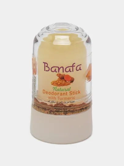 Дезодорант-стик с натуральным горьким камнем от бренда Banafa, 70 г