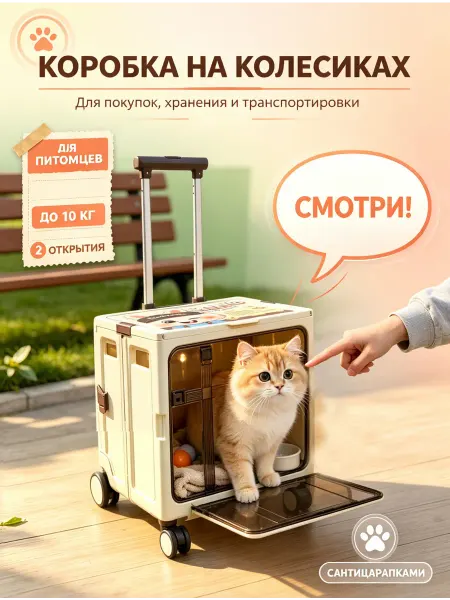 Сумка фиксатор для кошек