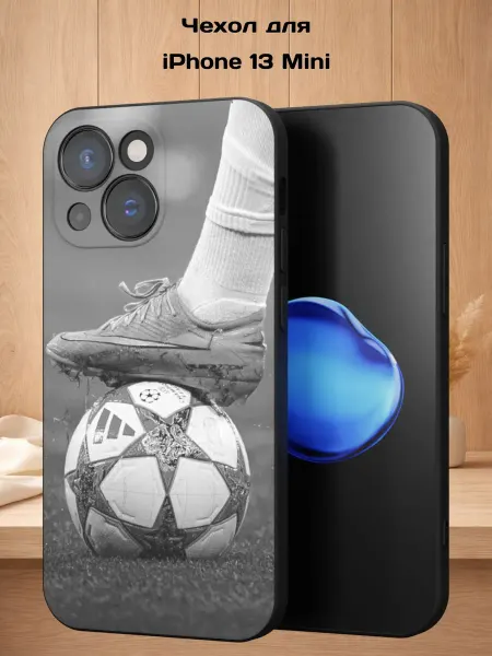 Case Style Чехол на iPhone 13 mini с принтом Футбол