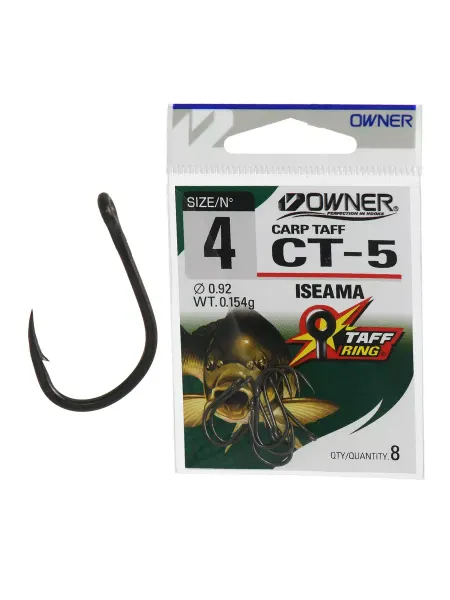 Owner Крючки рыболовные 53275-04 CT-5 Carp Taff