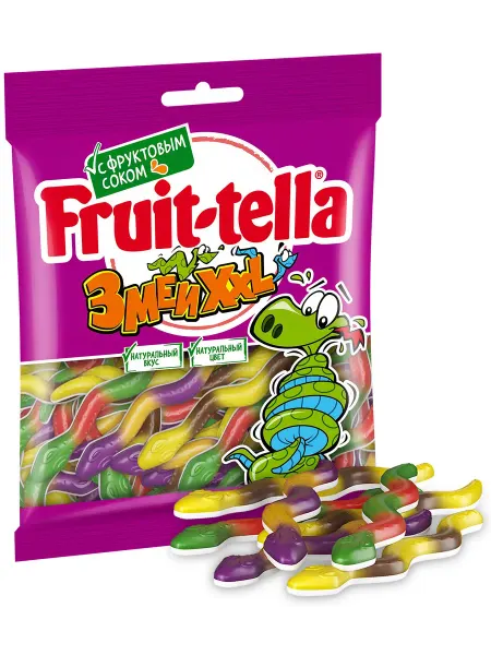 Мармелад жевательный Fruittella Змеи, 70 г