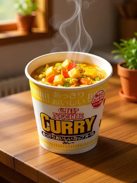 NISSIN Суп-лапша Ниссин рамен с карри, 70 г