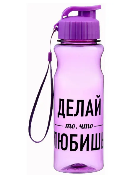 Мастер К Бутылка спортивная многоразовая Делай то, что любишь, 500 мл