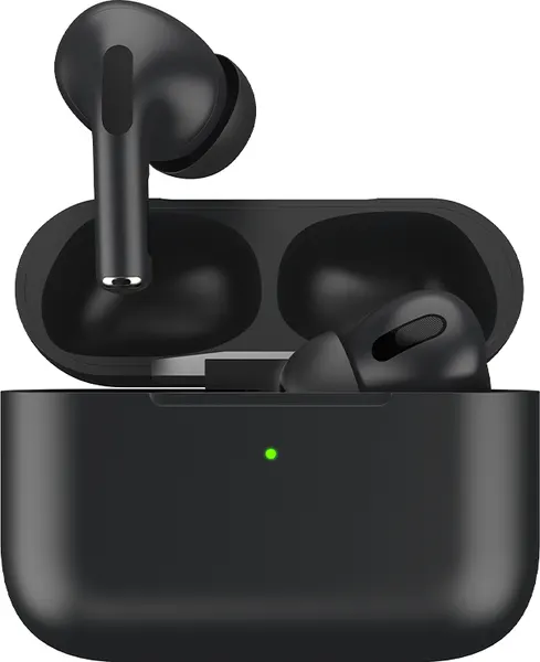 Беспроводные наушники с микрофоном Air Pro 2, TWS, BT 5.0, 250 мАч, QI, IPX4, черный, Deppa 44170