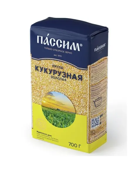 ПАССИМ Крупа кукурузная золотая, 700 г