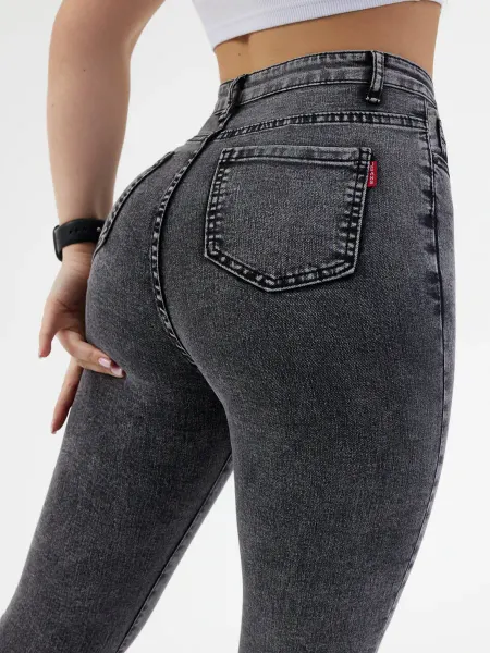 Yasha denim Джинсы скинни с высокой посадкой зауженные стрейч
