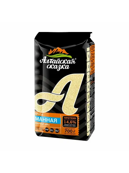 Алтайская сказка Крупа манная марка М 700 г (2 шт)
