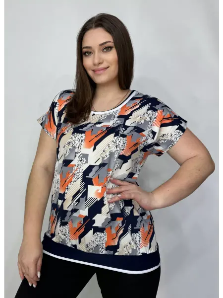 Fashion lady Блузка - Футболка нарядная летняя