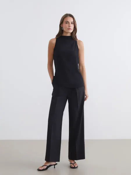 LC Waikiki Женские широкие плиссированные брюки loose fit