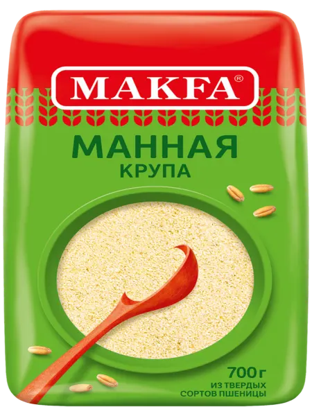 Makfa Крупа манная марка Т, 700г, 5шт