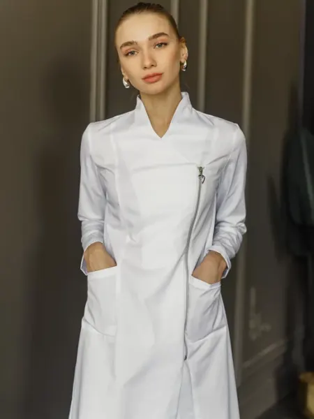 DiA Clothes Халат медицинский на молнии