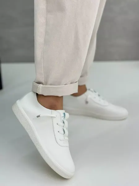 Elook Кеды легкие из эко-кожи белые