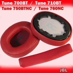 Амбушюры + оголовье JBL Tune 700BT, 710BT, 720BT, Tune 750BTNC, 760NC, 770NC красные
