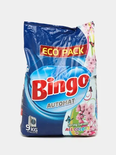 Стиральный порошок Bingo автомат, All Colors Spring Garden, 9 кг