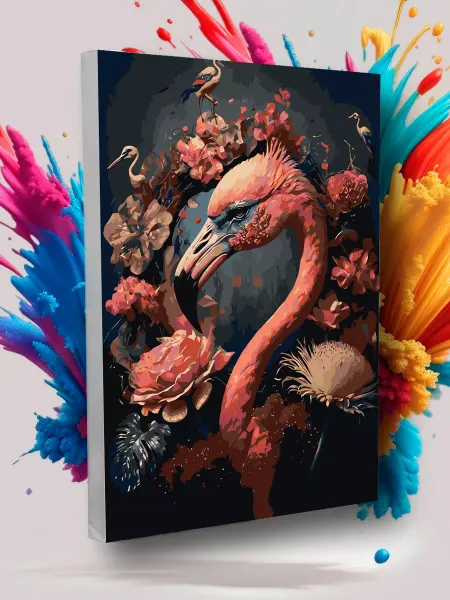 ART для всех Картина по номерам Фламинго
