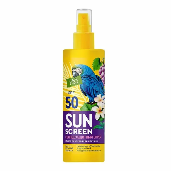 ФИТОКОСМЕТИК Солнцезащитный спрей "Sun Screen", SPF 50