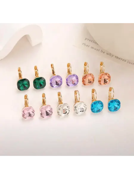 Nadezhda Jewellery Серьги бижутерия с кристаллами