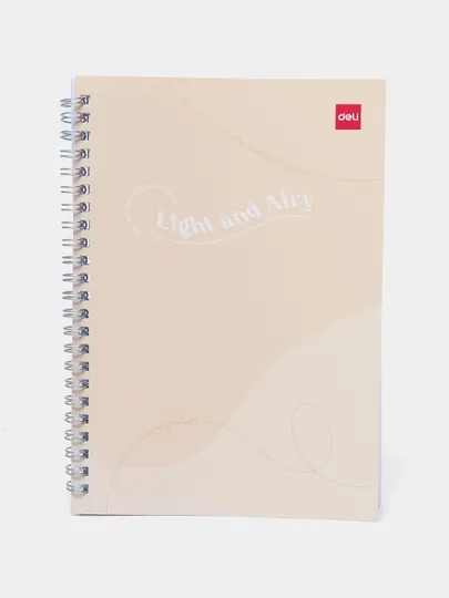 Блокнот спиральный A5-60 sheets,70gsm ELA560 BROWN