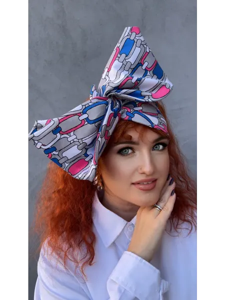 Жаккард Повязка на голову женская