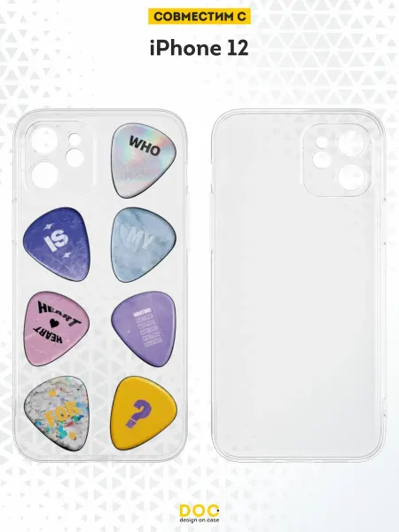 DesignOnCase Чехол на iPhone 12 с принтом BTS