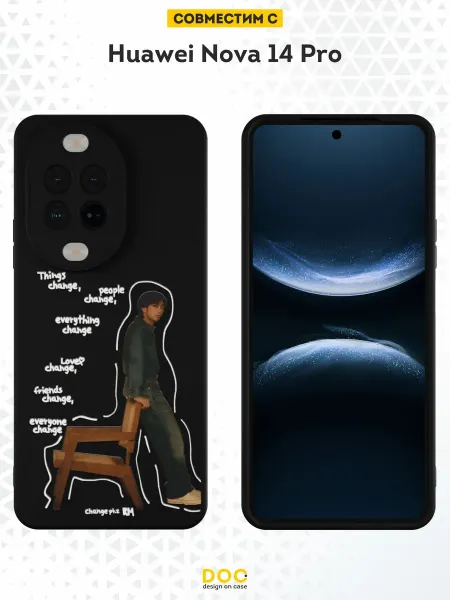 DesignOnCase Чехол на Huawei Nova 14 Pro с принтом Намджун