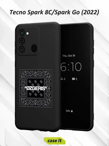 Case it Чехол на Tecno Spark 8C GO 2022с принтом Ozgeris