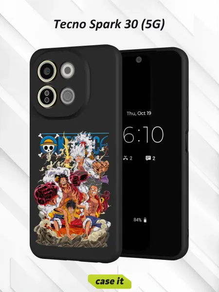 Case it Чехол на Tecno Spark 30 5Gс принтом One Piece