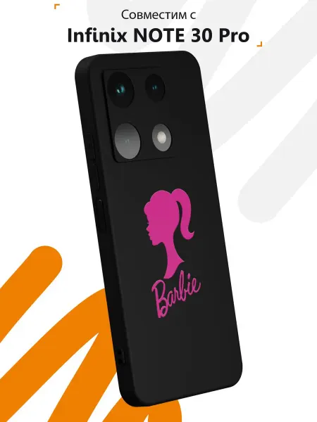 Мобилиус Чехол на Infinix NOTE 30 Pro с принтом Barbie