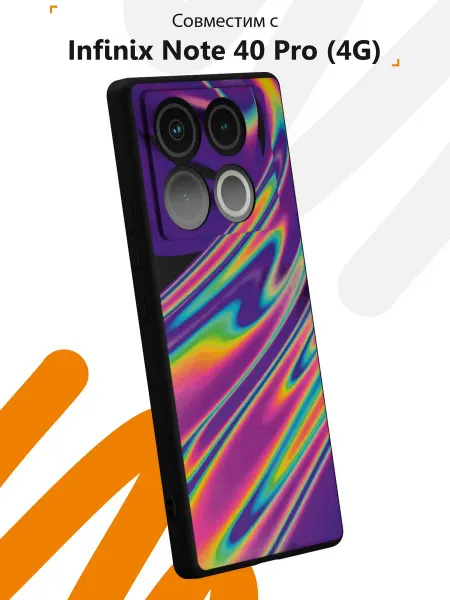 Мобилиус Чехол на Infinix Note 40 Pro (4G) с принтом y2k