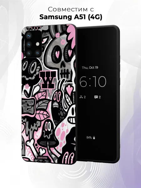 Case it Чехол на Samsung А51 4G с принтом Граффити