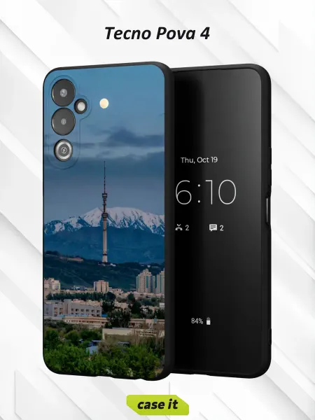 Case it Чехол на Tecno Pova 4с принтом Коктобе