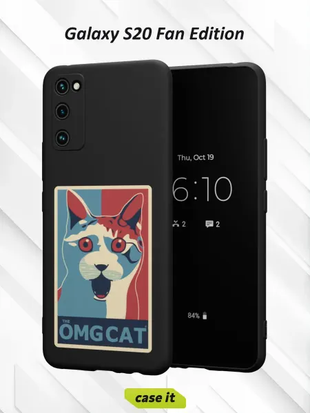 Case it Чехол на Samsung S20 FEс принтом OMG котик