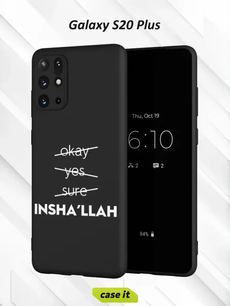 Case it Чехол на Samsung S20+с принтом Inshallah