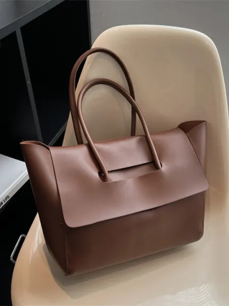 Большая женская сумка tote shopper, формат А4, для работы и учебы