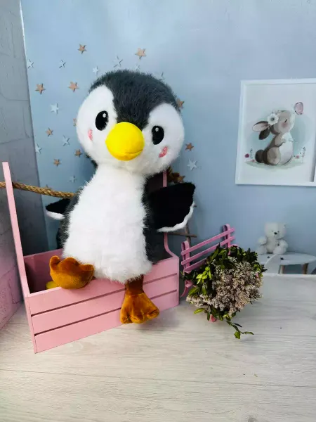7Toys Мягкая игрушка Дятел черный