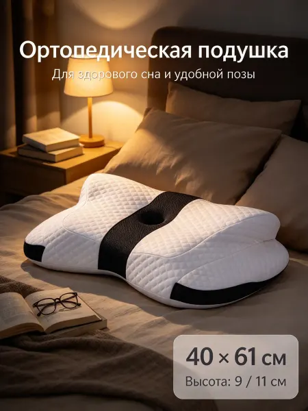 Sleepmentor Высококачественная прямоугольная подушка для сна