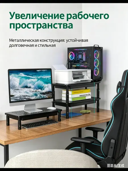 Подставка под монитор и оргтехнику на стол
