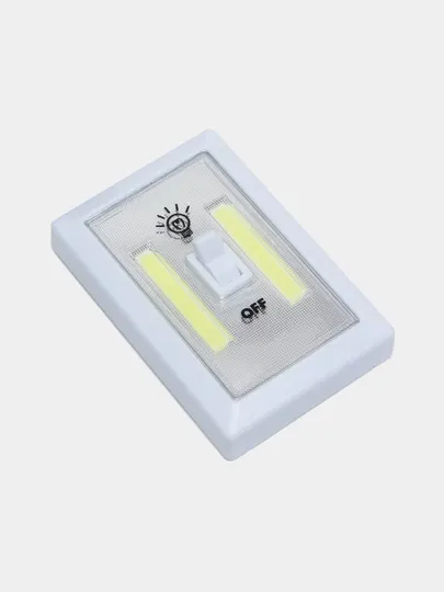 Беспроводной COB LED светильник с выключателем, батарейный, настенный и шкафной лампа
