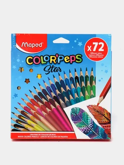 Цветные карандаши Maped Color'Peps, 72 цвета 832072 q0000013521