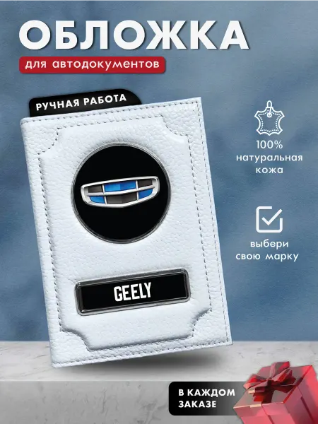 LioNN Обложка на паспорт и для автодокументов Geely