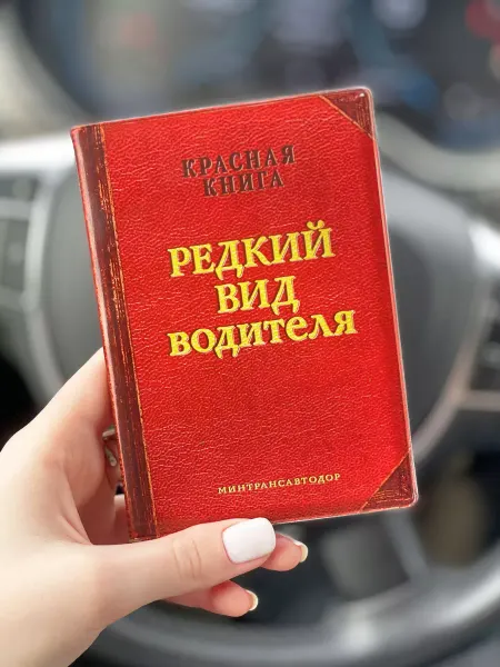 Бюро находок Обложка для автодокументов "Редкий вид водителя"