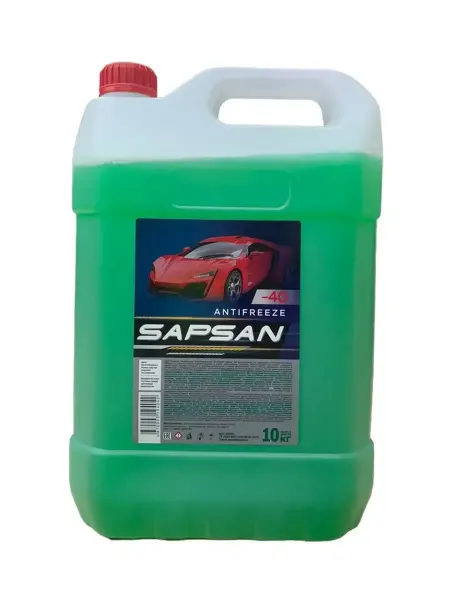 SAPSAN Антифриз зелёный 10кг. 60003
