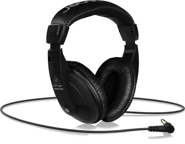 Behringer HPM1000-BK Закрытые, динамические мониторные наушники,20-20000 Гц, 32 Ом, кабель 2м. Черные