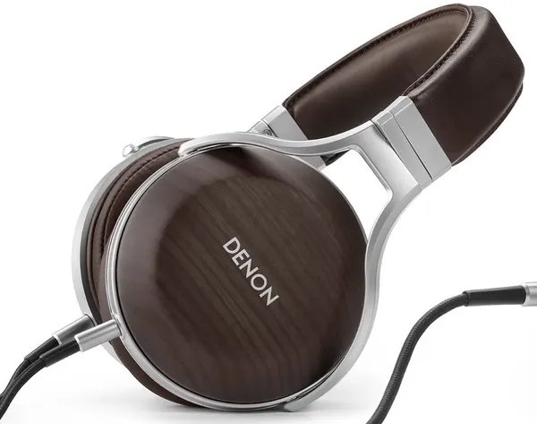 Наушники Denon AH-D5200, премиум-класс, проводные, полноразмерные, отсоединяемый кабель