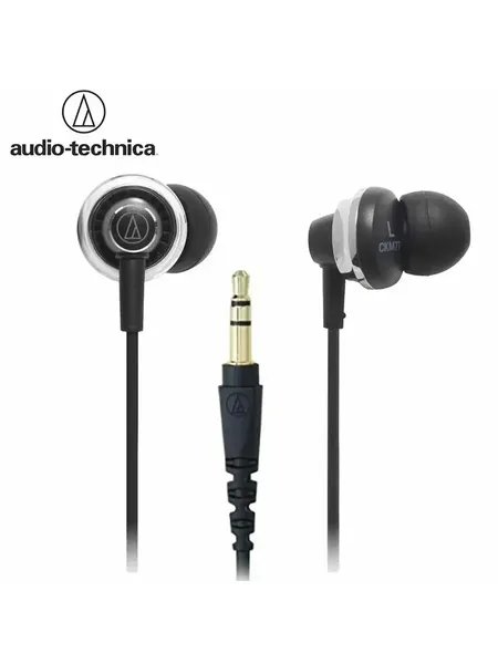 Проводные Hi-Fi наушники-вкладыши ATH-CKM77, черный