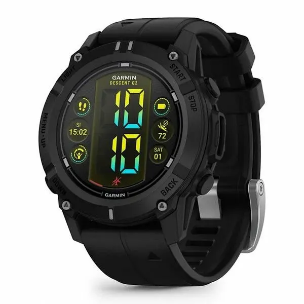 Часы Garmin Descent G2 Black with Black Band (010-02986-00)