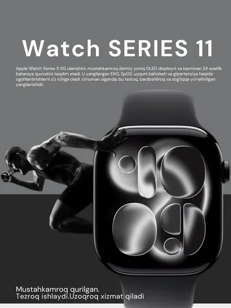 Умные часы Smart Watch ISW-11 Pro Max, IPS, 46 мм, IPS 60 Гц, 1,96 дюйма, черные