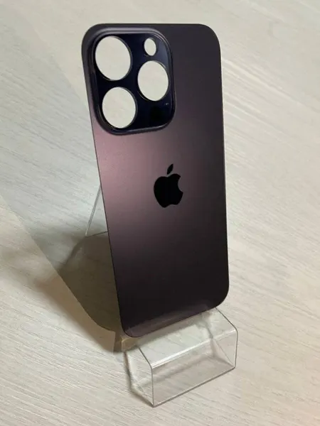Задняя крышка (стекло корпуса) для IPhone 14 Pro фиолетовая (DEEP PURPLE)