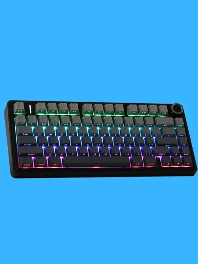 AULA F75 Gasket — 75% механическая клавиатура с RGB и горячей заменой переключателей